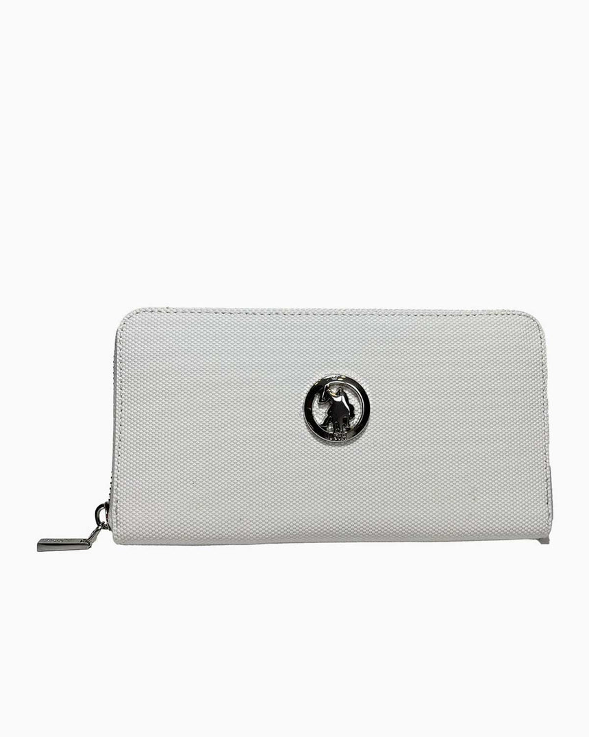 Us Polo Assn Fermuarlı Cüzdan Beyaz