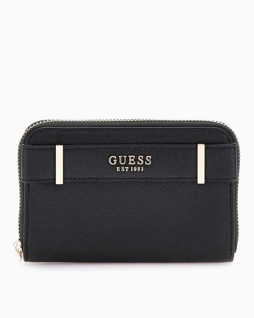 Guess Anadela Medium Logolu Cüzdan Black
