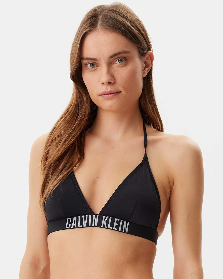 Calvin Klein Triangle Bikini Üstü Storm Blue