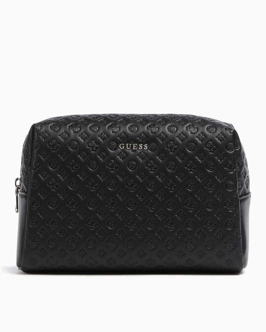 Guess Large Top Zip Portföy Çantası Black