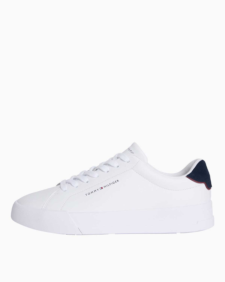 Tommy Hilfiger Court Detail Essential Sneaker White/Desert Sky