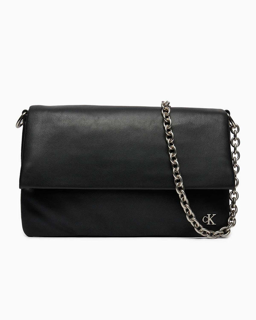 Calvin Klein Micro Mono Zincir Detaylı Çapraz Askılı Çanta Black