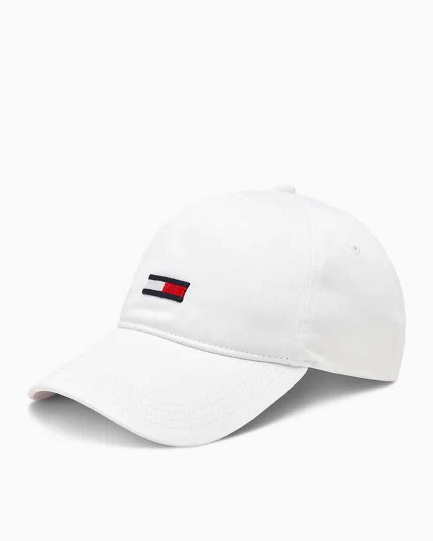 Tommy Hilfiger Elongated Logolu Şapka White