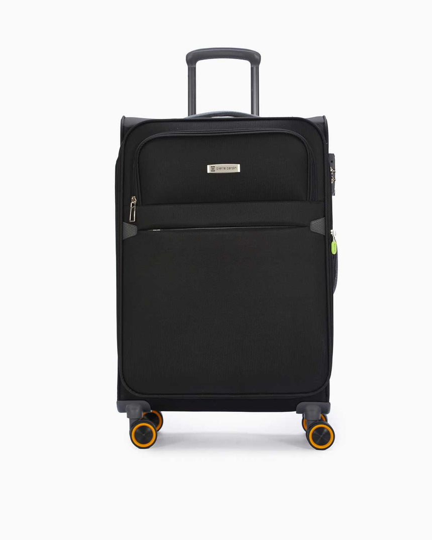 Pierre Cardin Orta Boy Kumaş Valiz Siyah