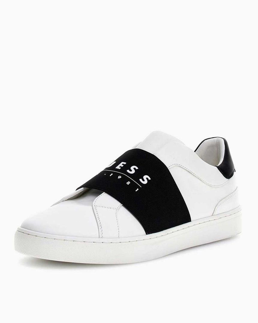 Guess Tosli Ön Logo Detaylı Sneaker White - Black