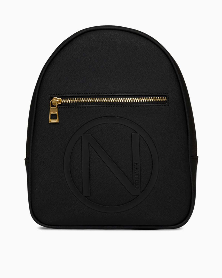 Nautica Logo Yazılı Sırt Çantası Siyah