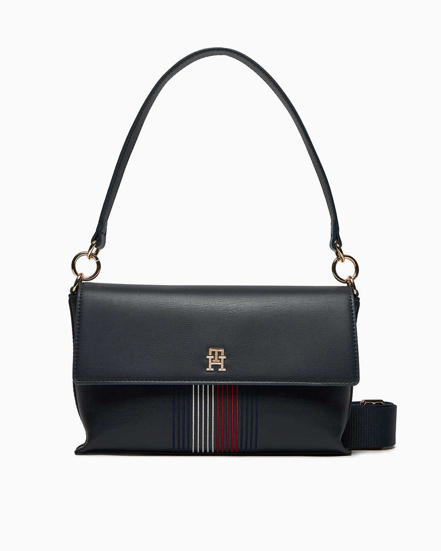 Tommy Hilfiger Distinct Shoulder Bag Omuz Çantası Space Blue