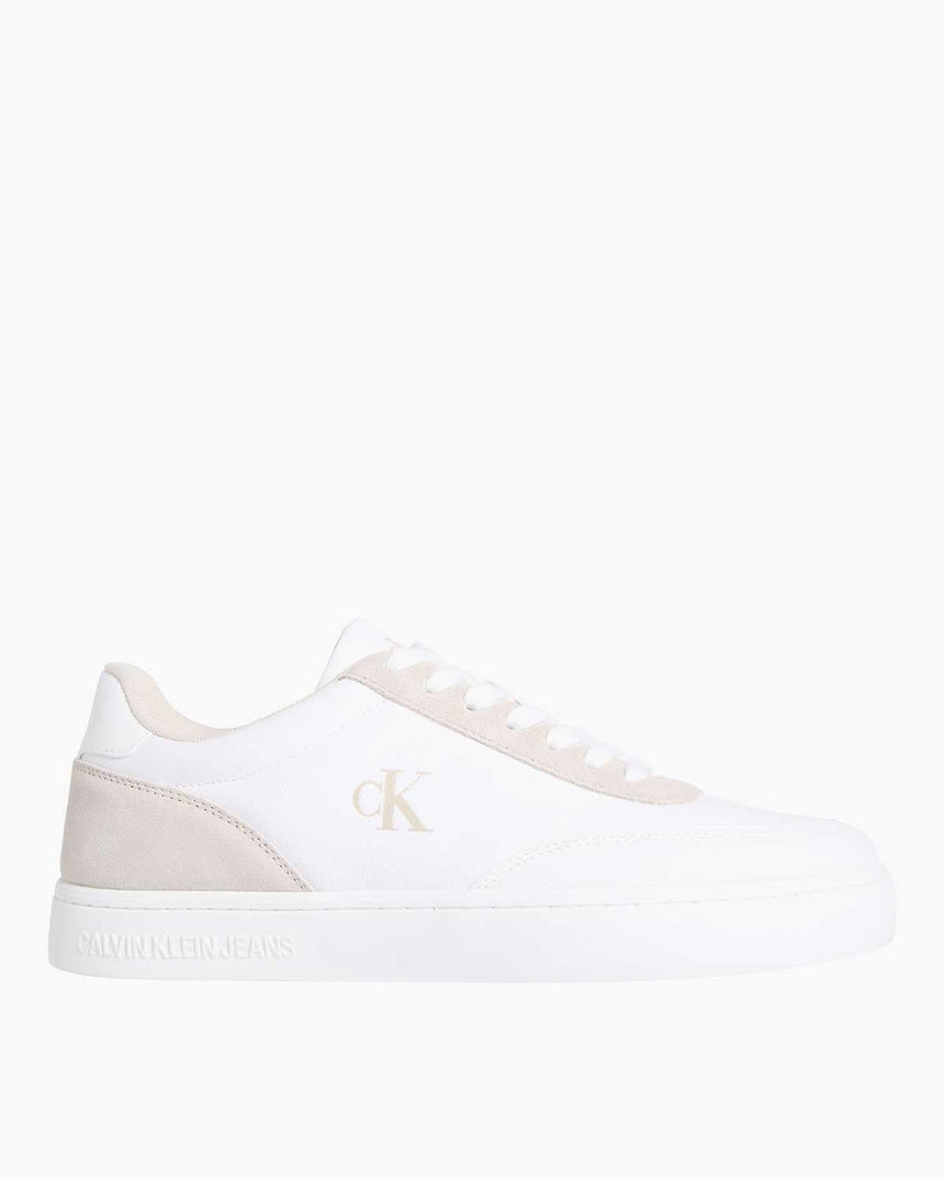 Calvin Klein Classic Cupsole Canvas Ayakkabı Bright White/Eggshell