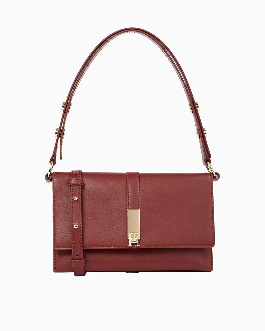 Tommy Hilfiger Heritage Omuz Çantası Raspberry Truffle