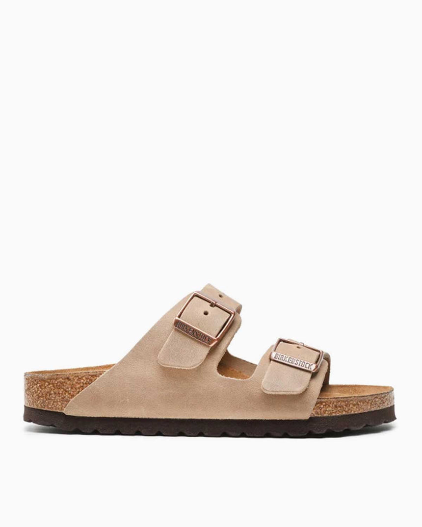 Birkenstock Arizona Leoi Çift Bantlı Kadın Terlik TOBACCO BROWN