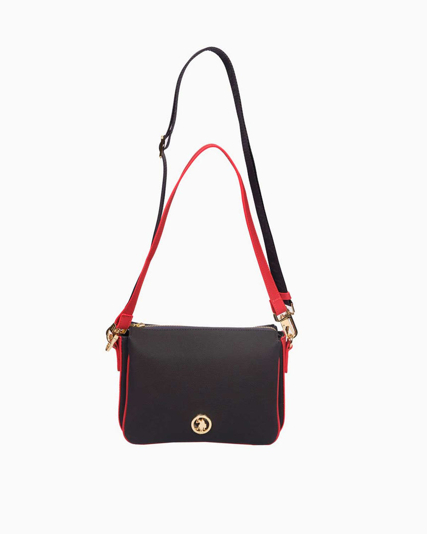 Us Polo Assn Çapraz Askılı Çanta Lacivert - Beyaz - Kırmızı