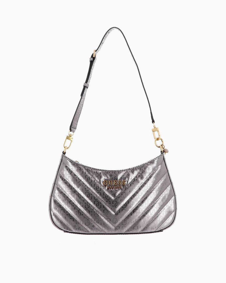 Guess Jania Ayarlanabilir Askılı Omuz Çantası Pewter