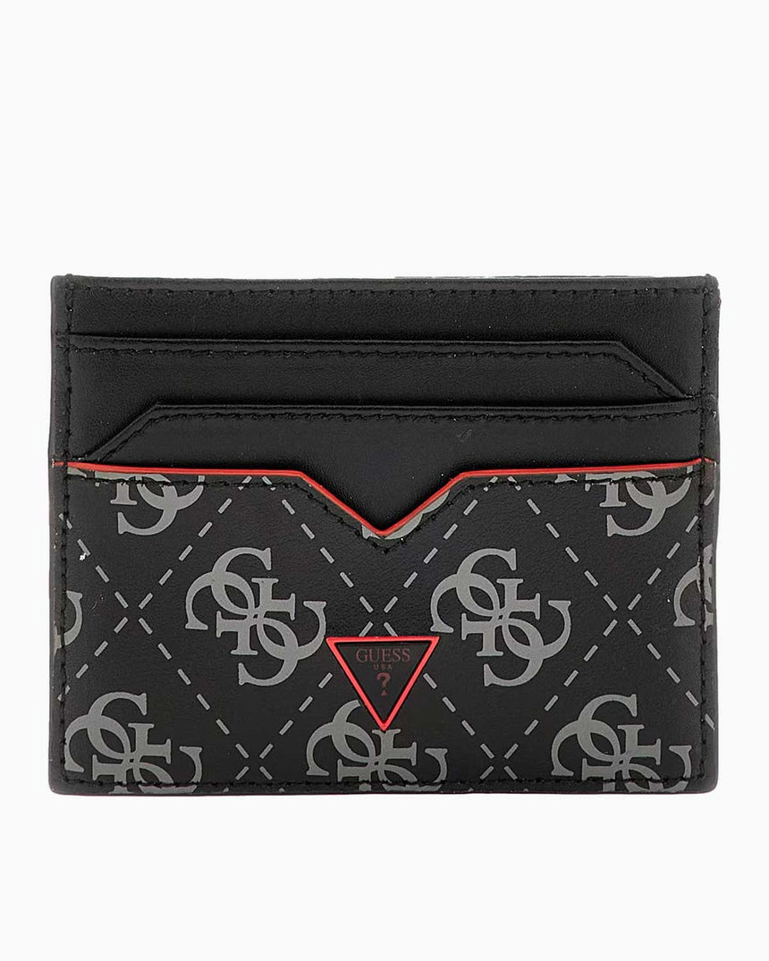 Guess Milano Triangle Cüzdan Dark Black