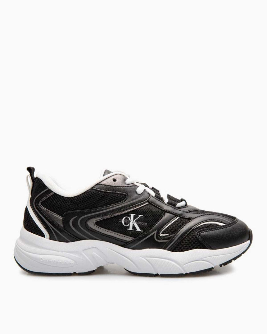 Calvin Klein Jeans Retro Tennis Logolu Sneaker Black/Bright White