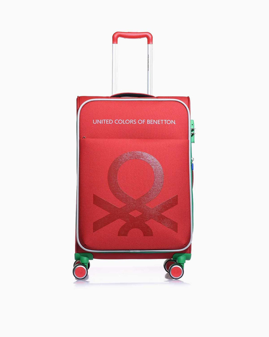 Benetton Orta Boy 60 Cm Valiz Kırmızı