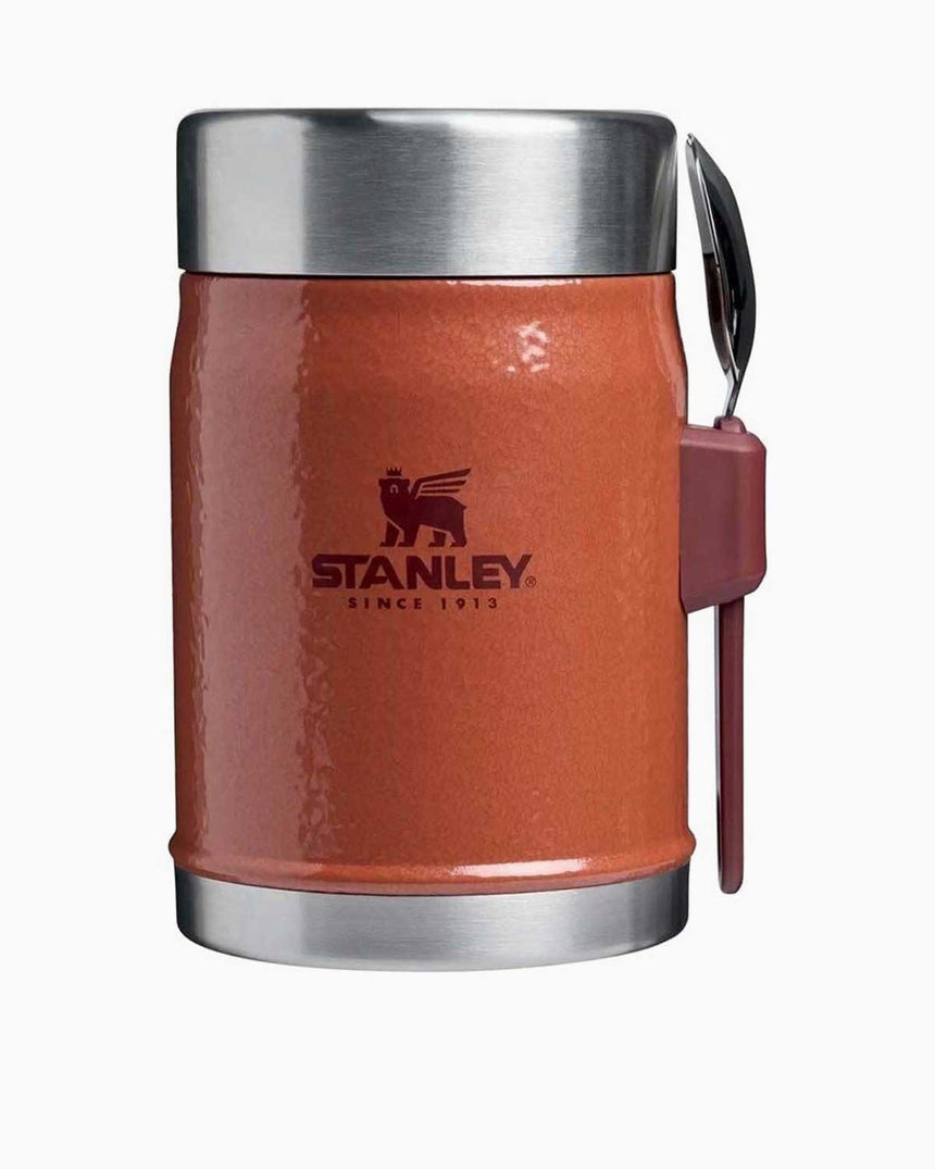 Stanley Efsane Klasik Seri-0.40 Litre Çelik Kaşıklı Yemek Termosu Hammertone Clay