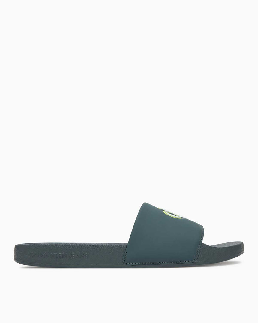 Calvin Klein Miami Erkek Terlik Seaside Aqua/White