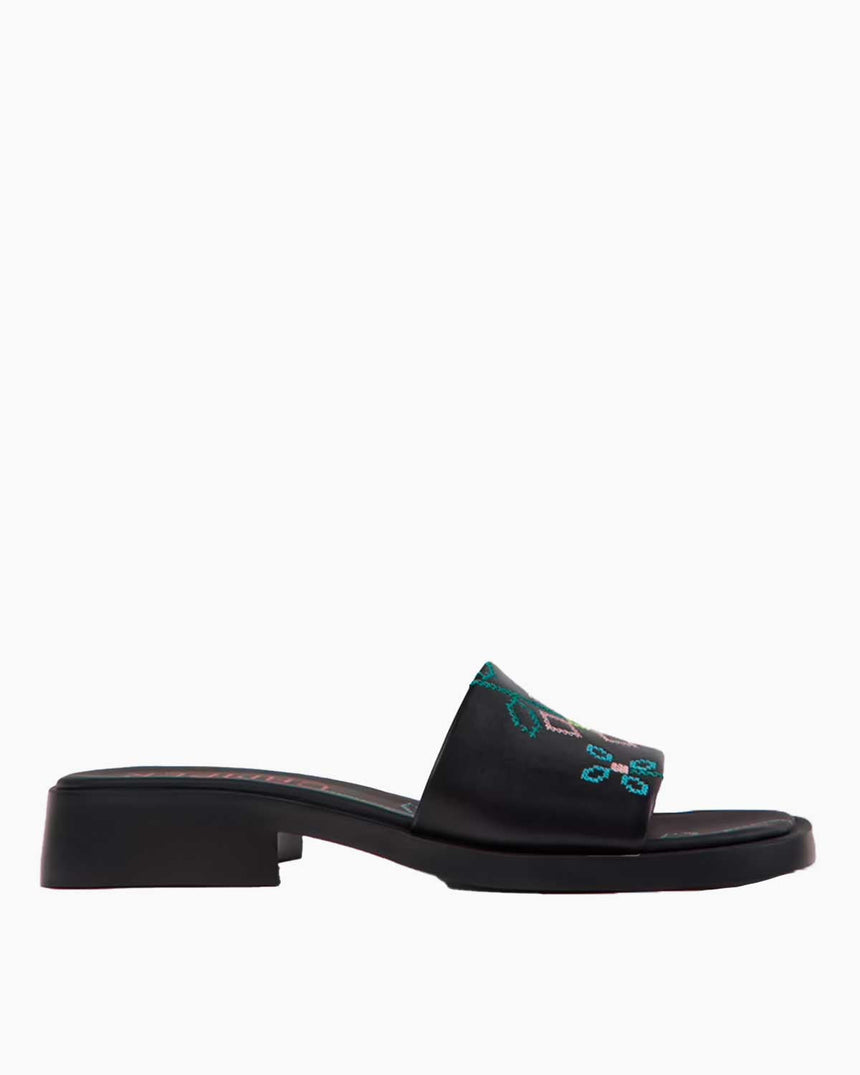 Camper Tws Deri Terlik Siyah