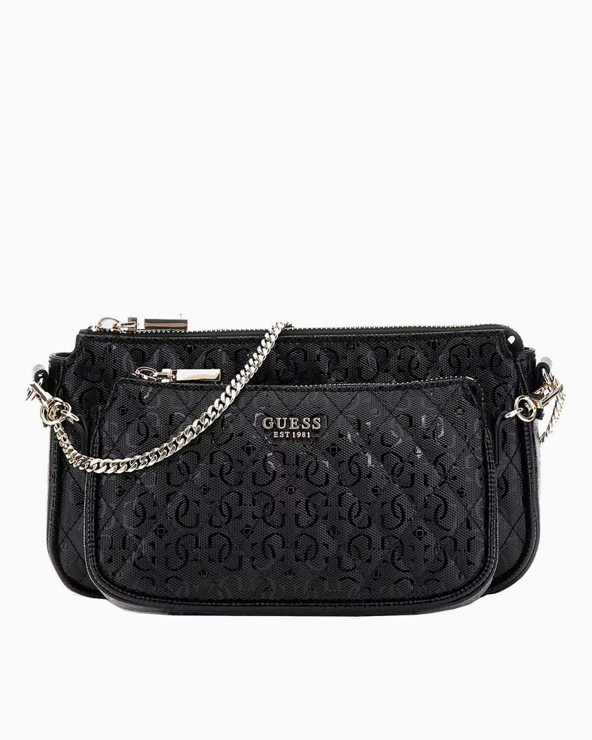 Guess Small Zincir Detaylı Çapraz Askılı Çanta Black