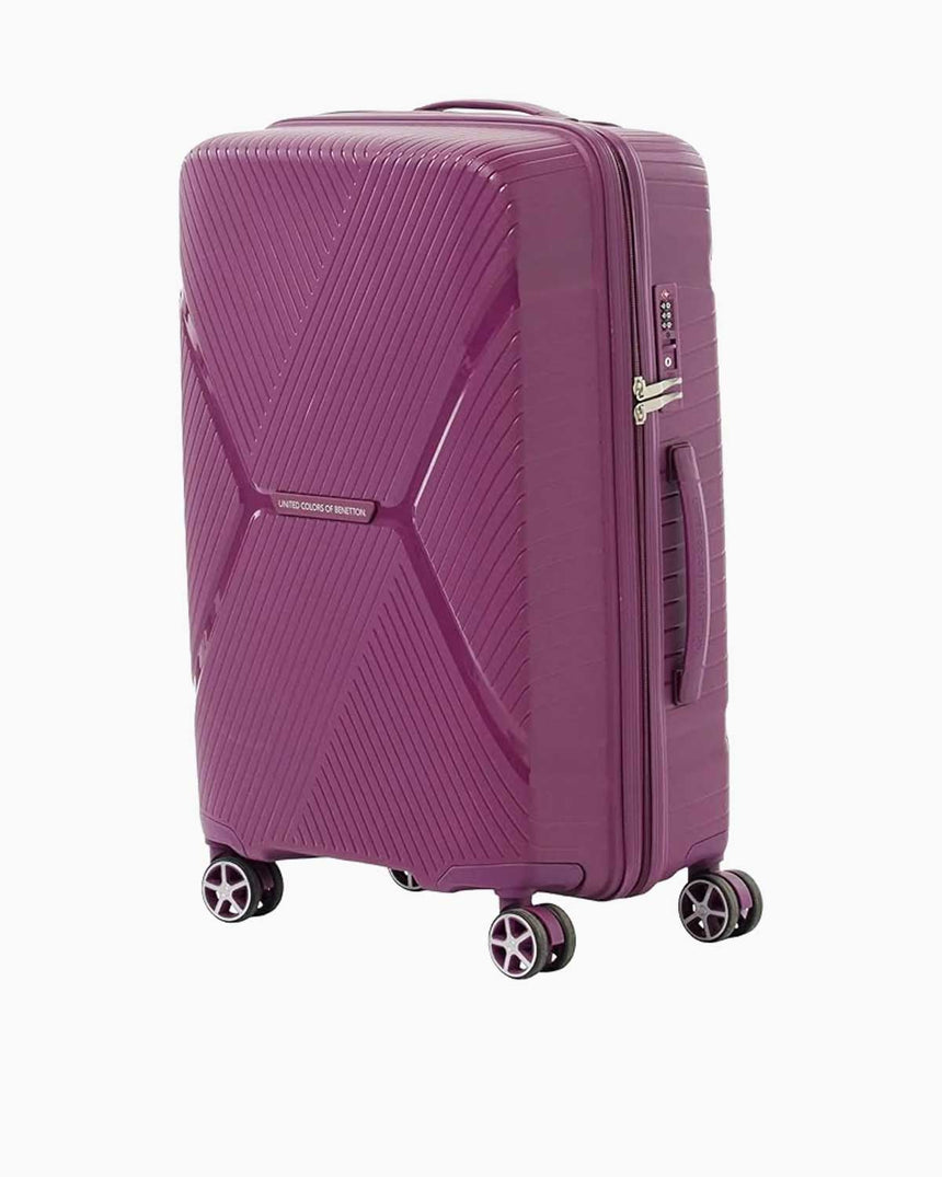 Benetton Trolley Sert Kabuklu Orta Boy Valiz