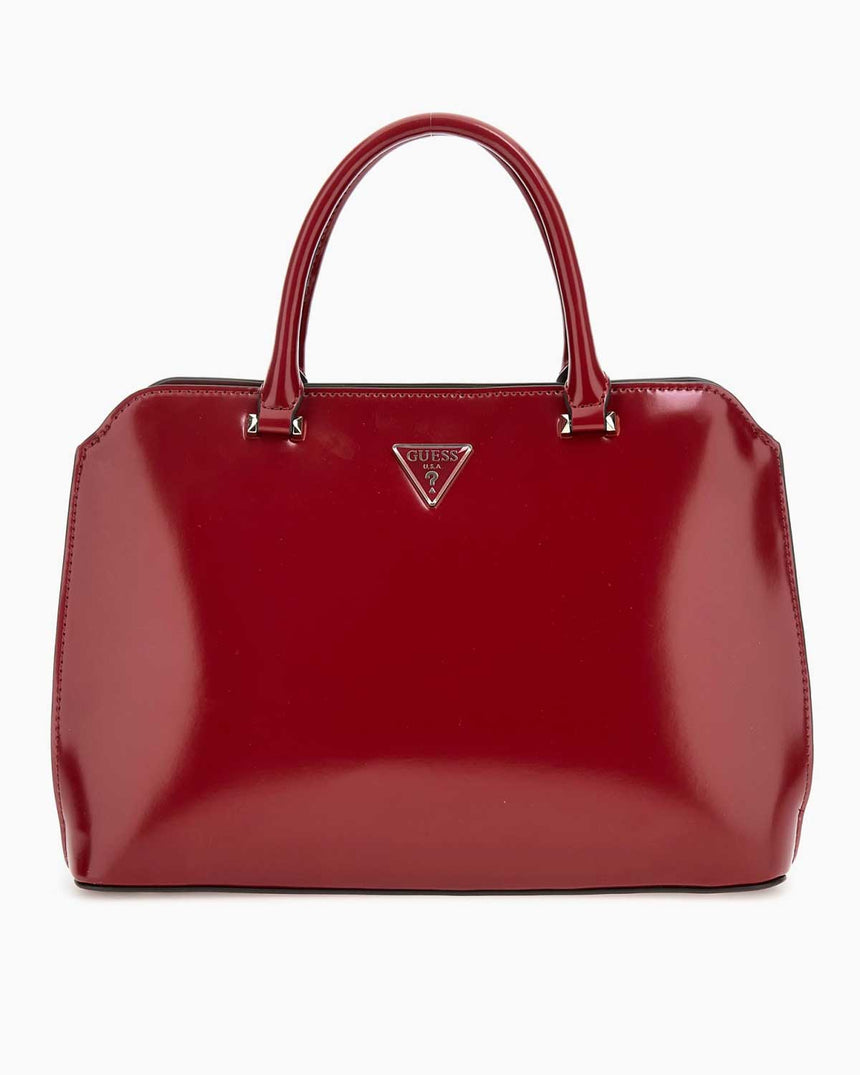 Guess Arnela Rugan Satchel El Çantası Red