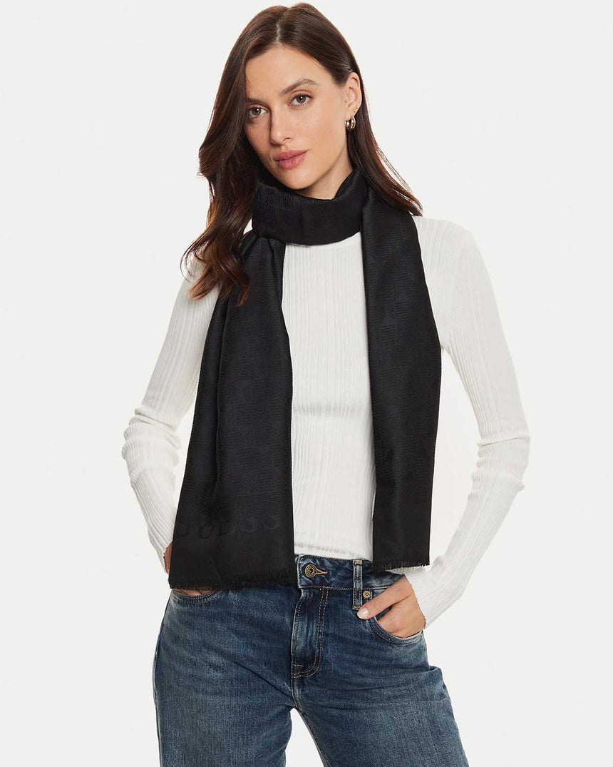 Guess Textile Scarf Şal Black