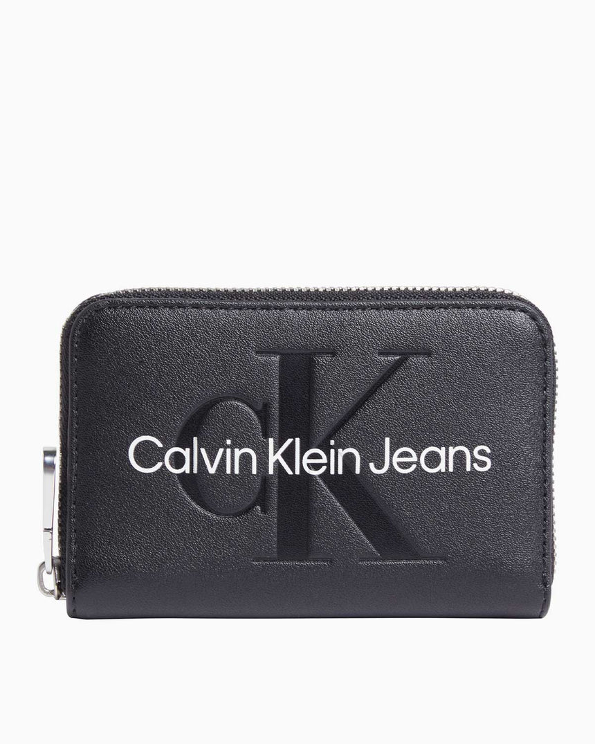 Calvin Klein Sculpted Zip Around Mono Cüzdan Black