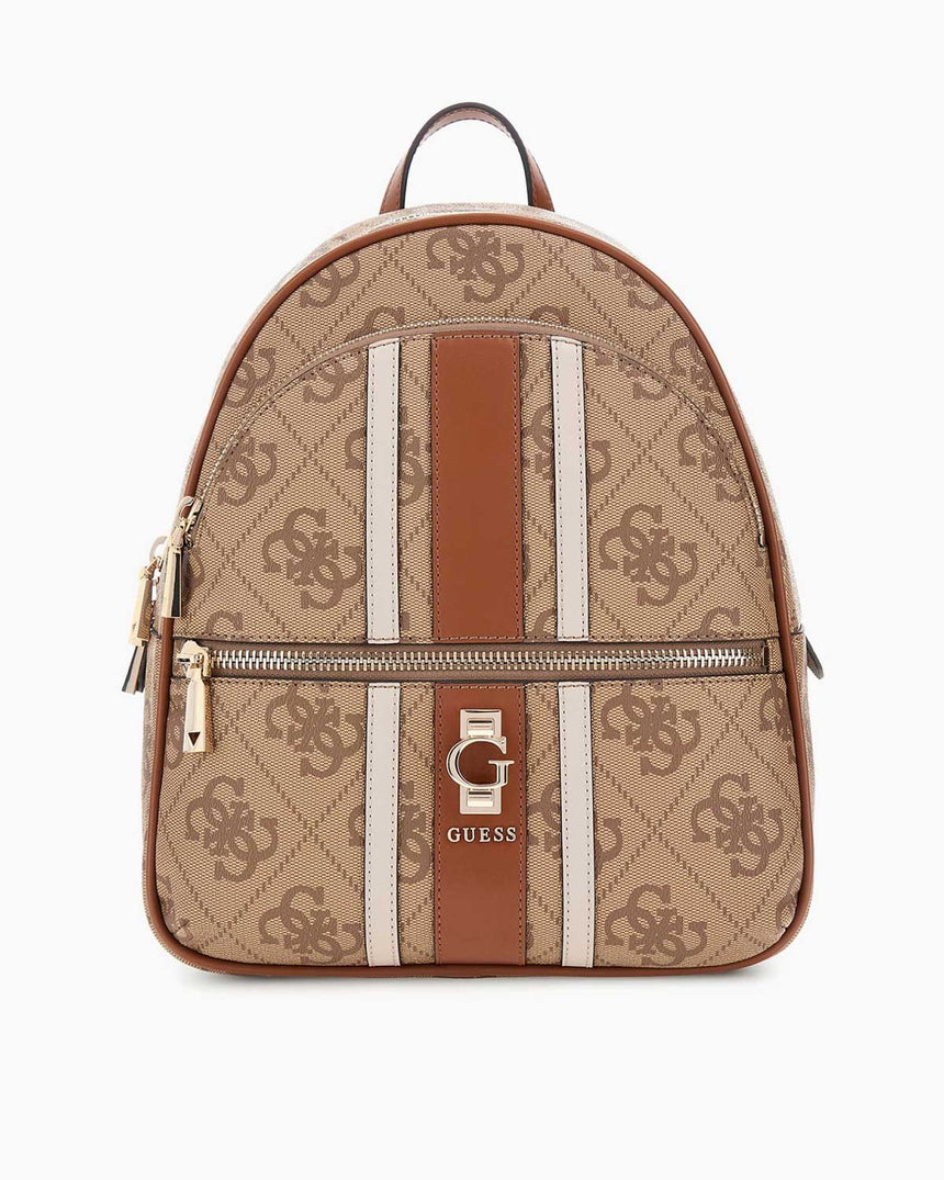 Guess Access Erena Kadın Büyük Sırt Çantası Latte Logo