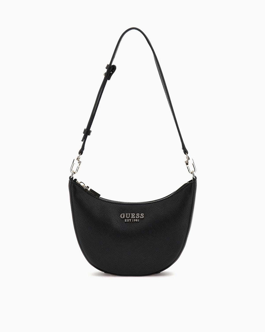 Guess Fedana Mini Top Logolu Omuz Çantası Black