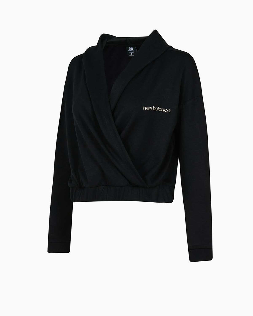 New Balance Kadın Hoodie Siyah