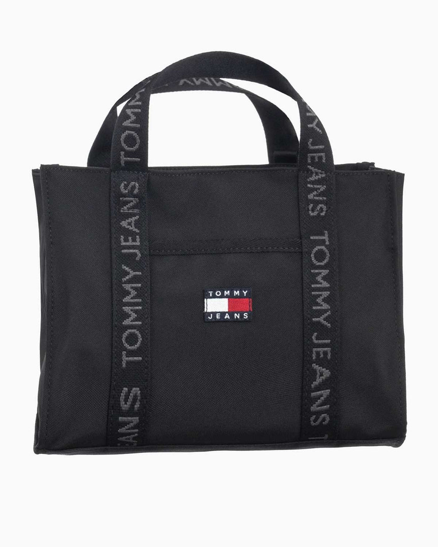 Tommy Hilfiger Ess Daily Mini Tote Kadın Omuz Çantası Black