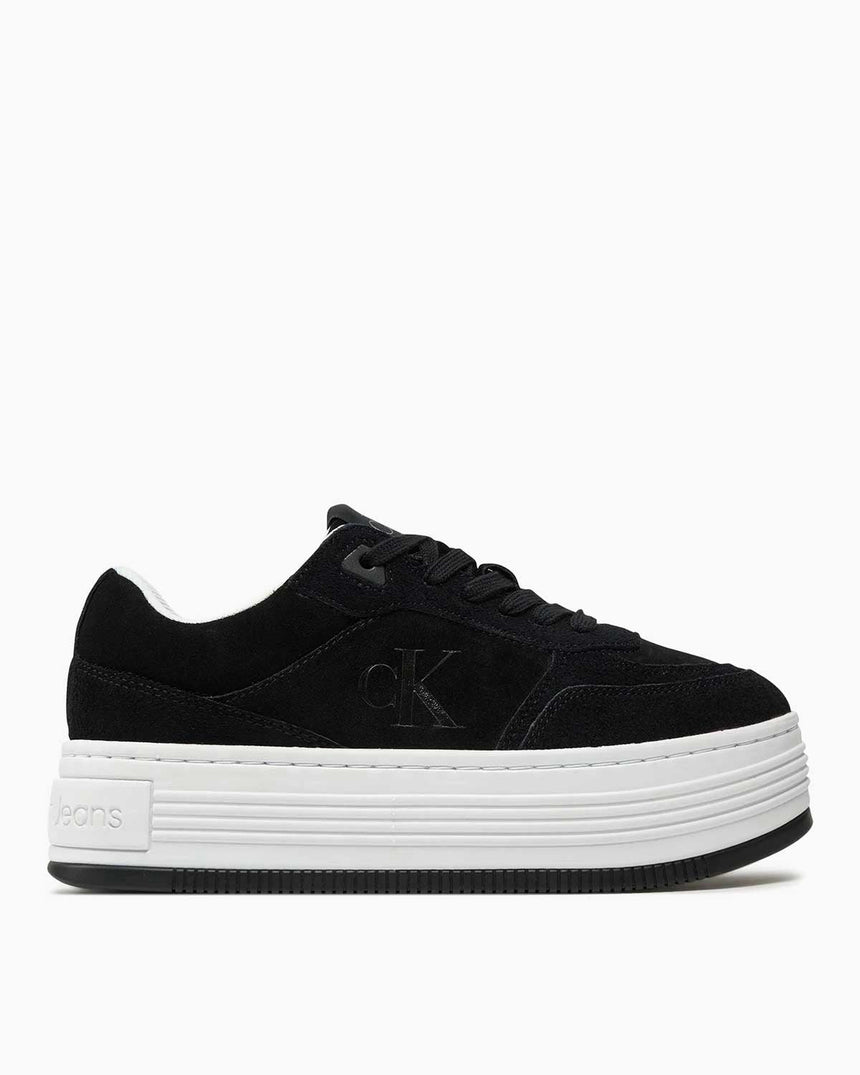Calvin Klein Jeans Bolf Platform Lace Up Sneaker Black/Bright White