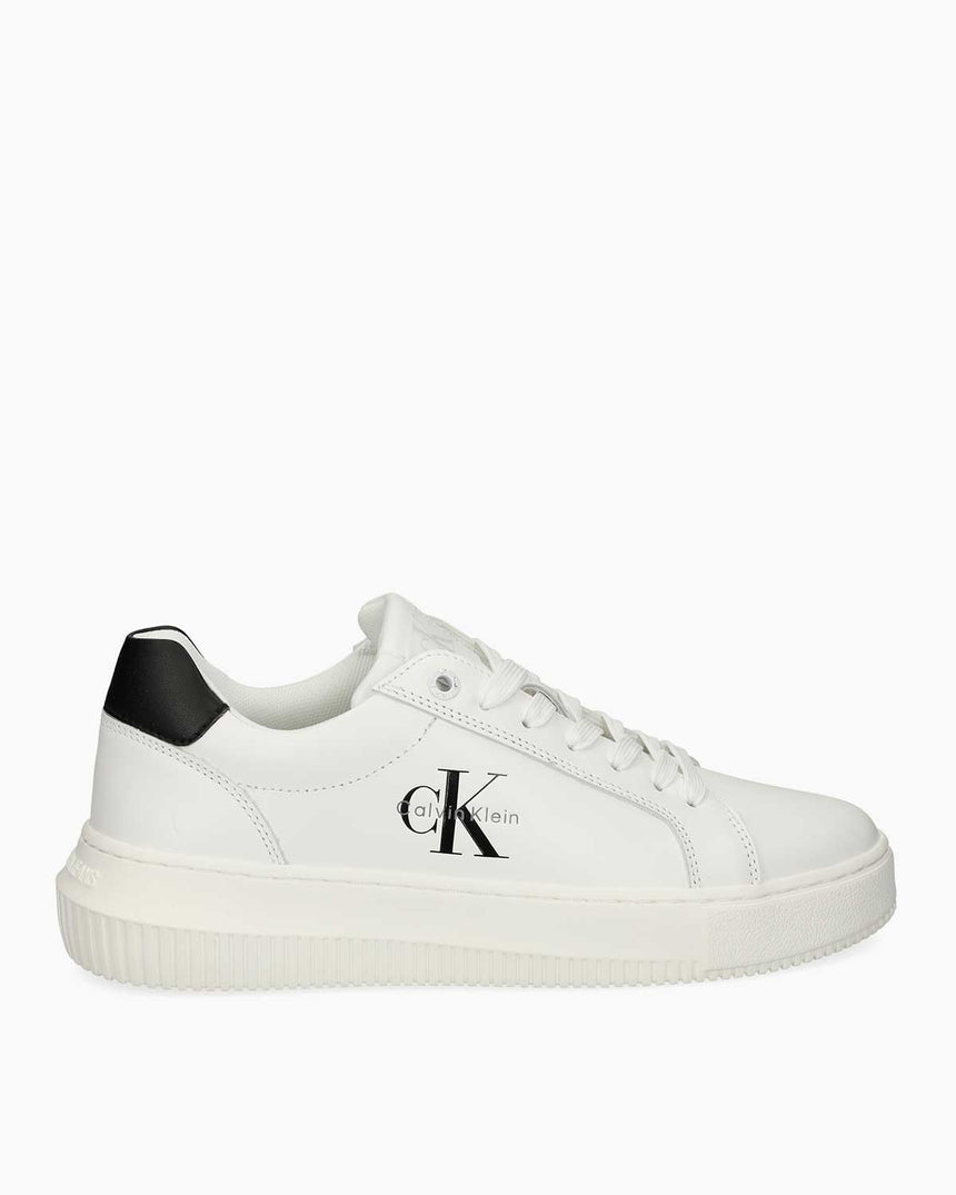Calvin Klein Malmo Kısa Kalın Taban Kadın Sneaker Bright White/Black