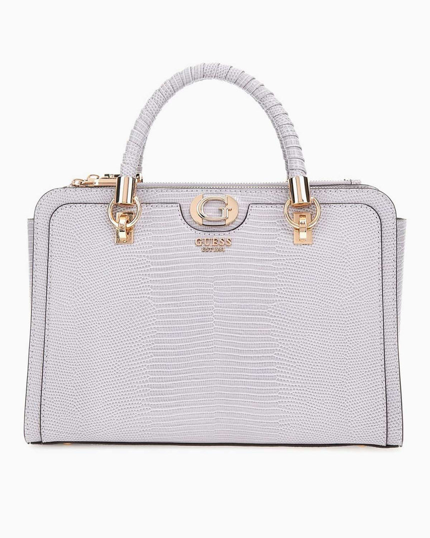 Guess Orlina Society Satchel El Çantası Lavendar Grey