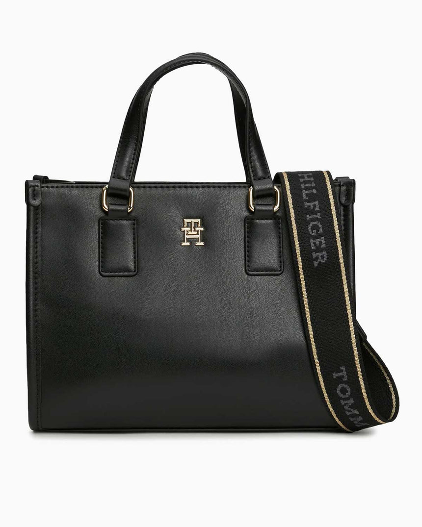 Tommy Hilfiger Uzun Askı Detaylı Mini El Çantası Black