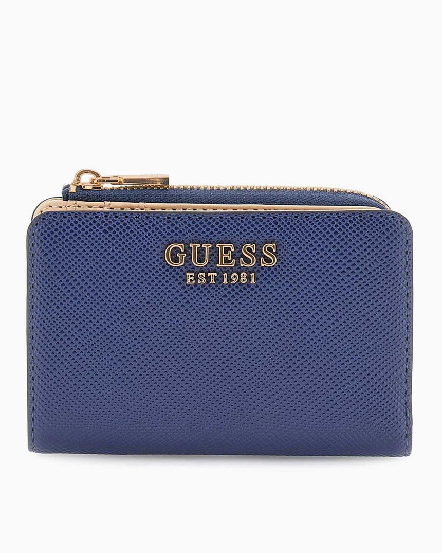Guess Bolena Fermuarlı ve Karlık Bölmeli Kadın Cüzdan Midnight
