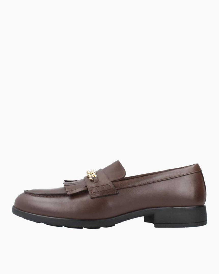 Tommy Hilfiger Emerald Zincir Püsküllü Kadın Loafer Legacy Brown
