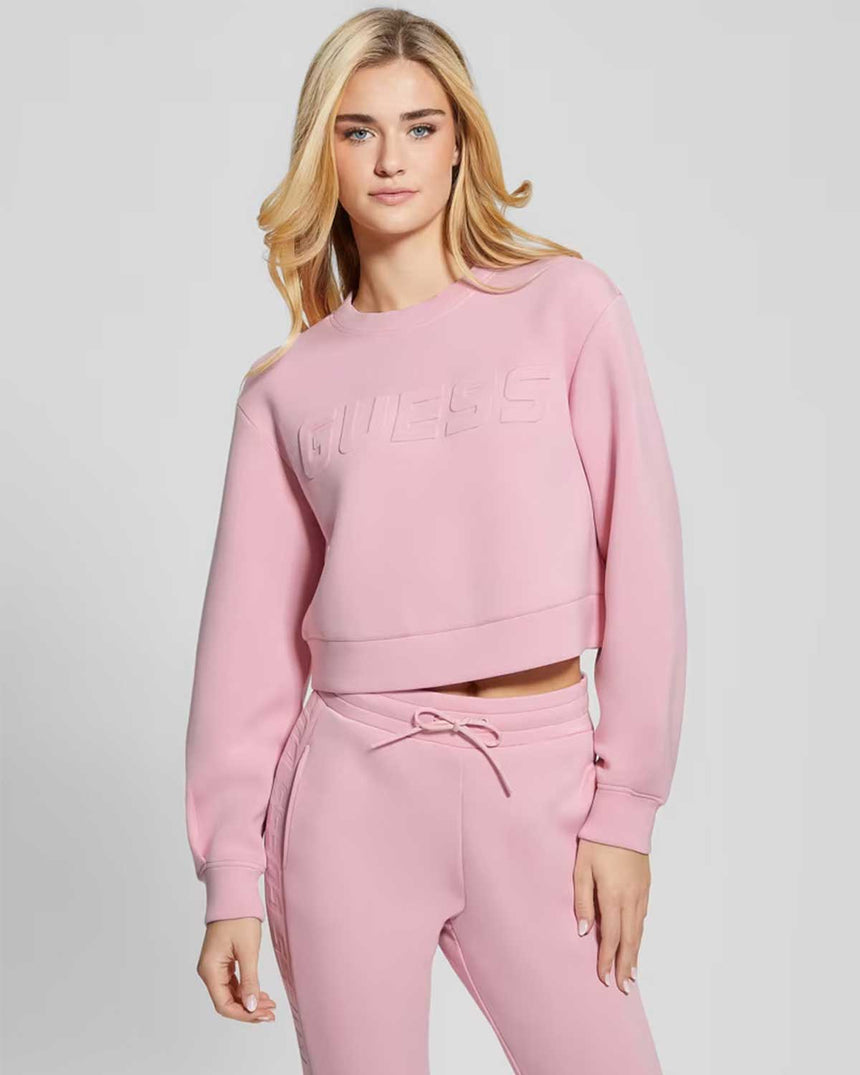 Guess Cindra Kabartma Logolu Sweatshirt