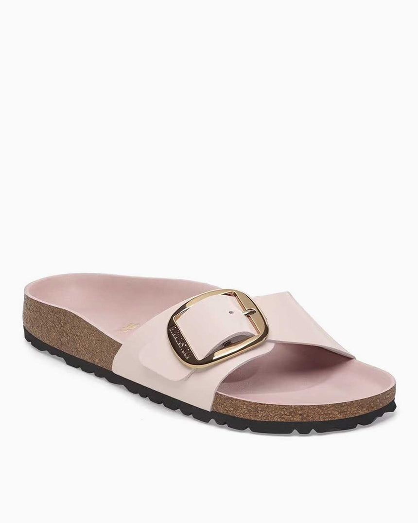 Birkenstock Madrid Big Buckle NL High Shine Kadın Terlik Light Rose