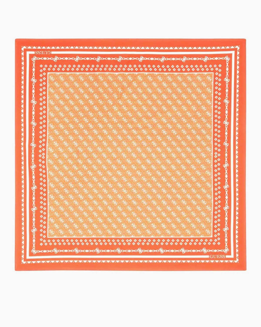 Guess Foulard Logolu Eşarp Orange