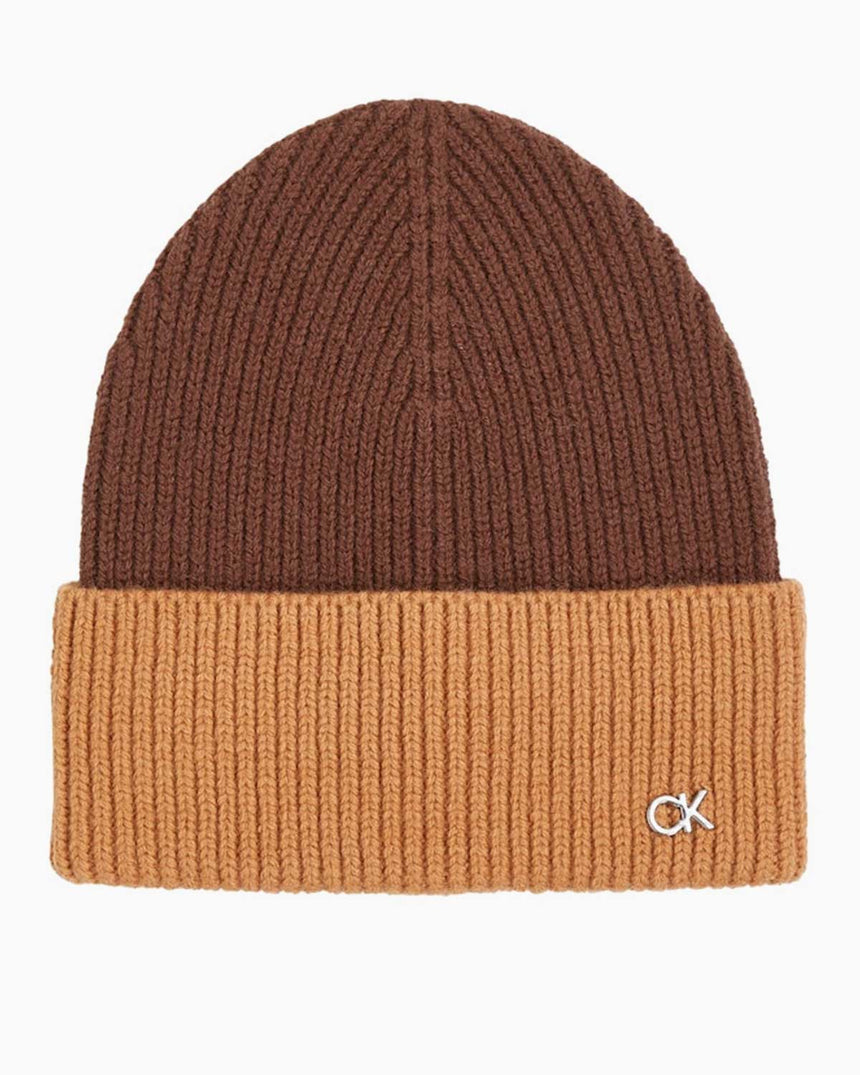 Calvin Klein Metal Two-Tone Chunky Bere Cioccolate Lab/Lion