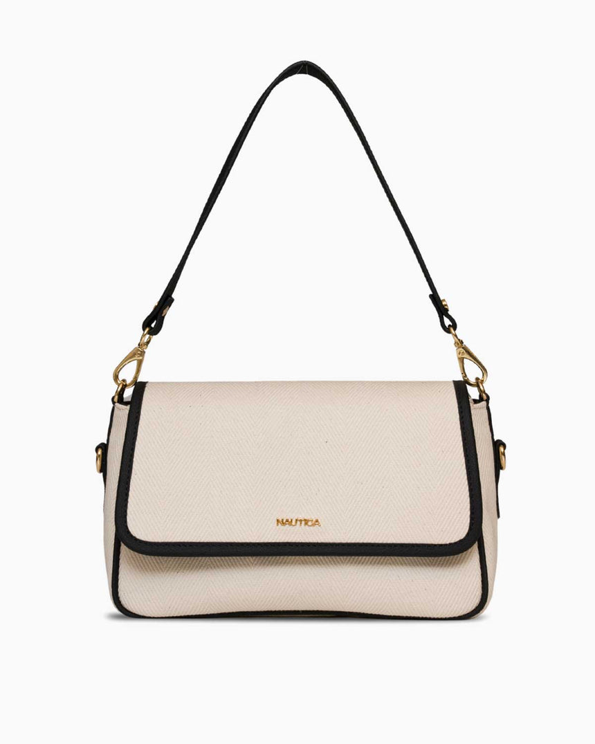 Nautica Omuz Çantası Bej - Siyah