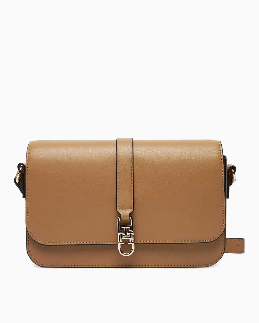 Tommy Hilfiger Libre Kadın Kapaklı Çapraz Askılı Çanta Safari Canvas