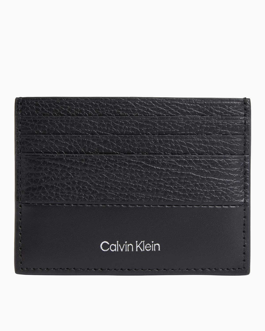Calvin Klein Subtle Mix Cardholder Cüzdan Black Grain/Smooth
