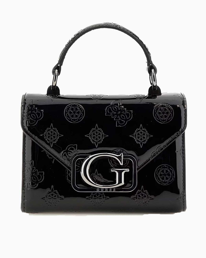 Guess Zalina Mini Speedy El Çantası Black Logo