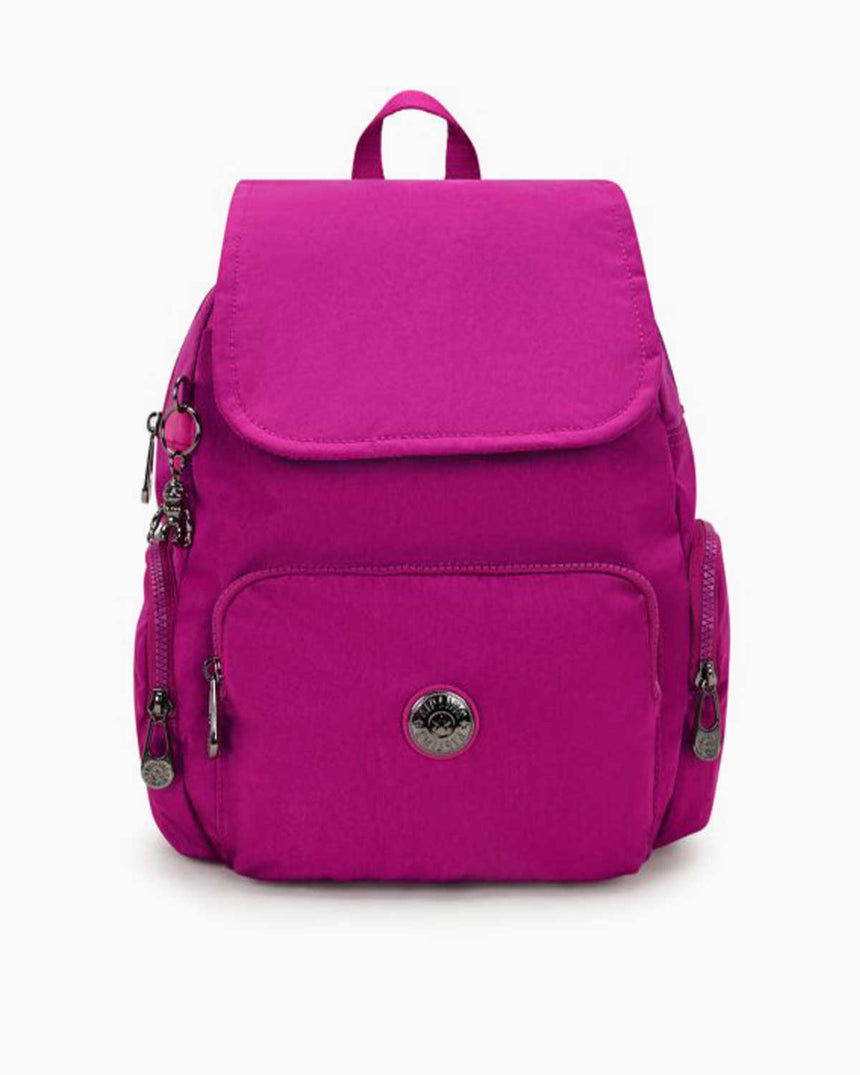 Kipling City Zip S Basic Elevated Sırt Çantası Fuchsia Night