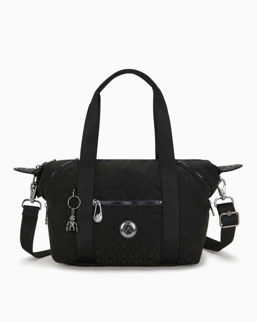 Kipling Art Mini Omuz Çantası BLACK SIGNATURE JQ