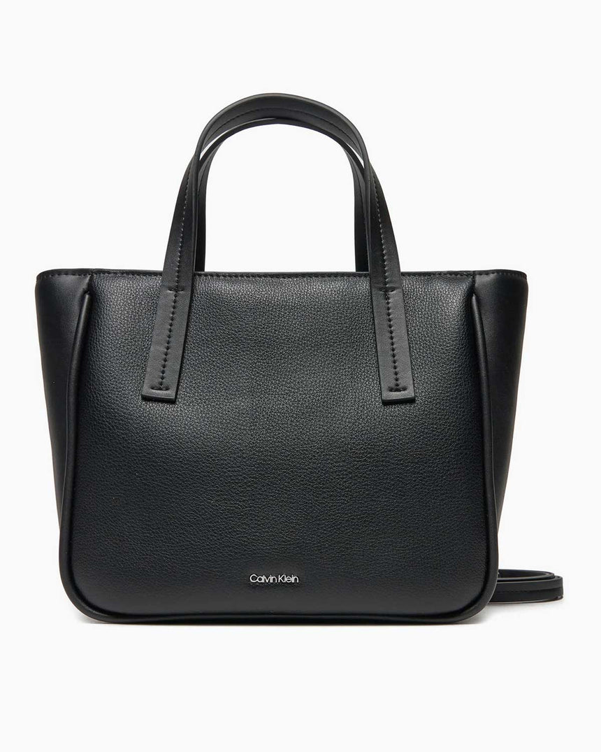 Calvin Klein Refine Mini Tote El Çantası CK Black