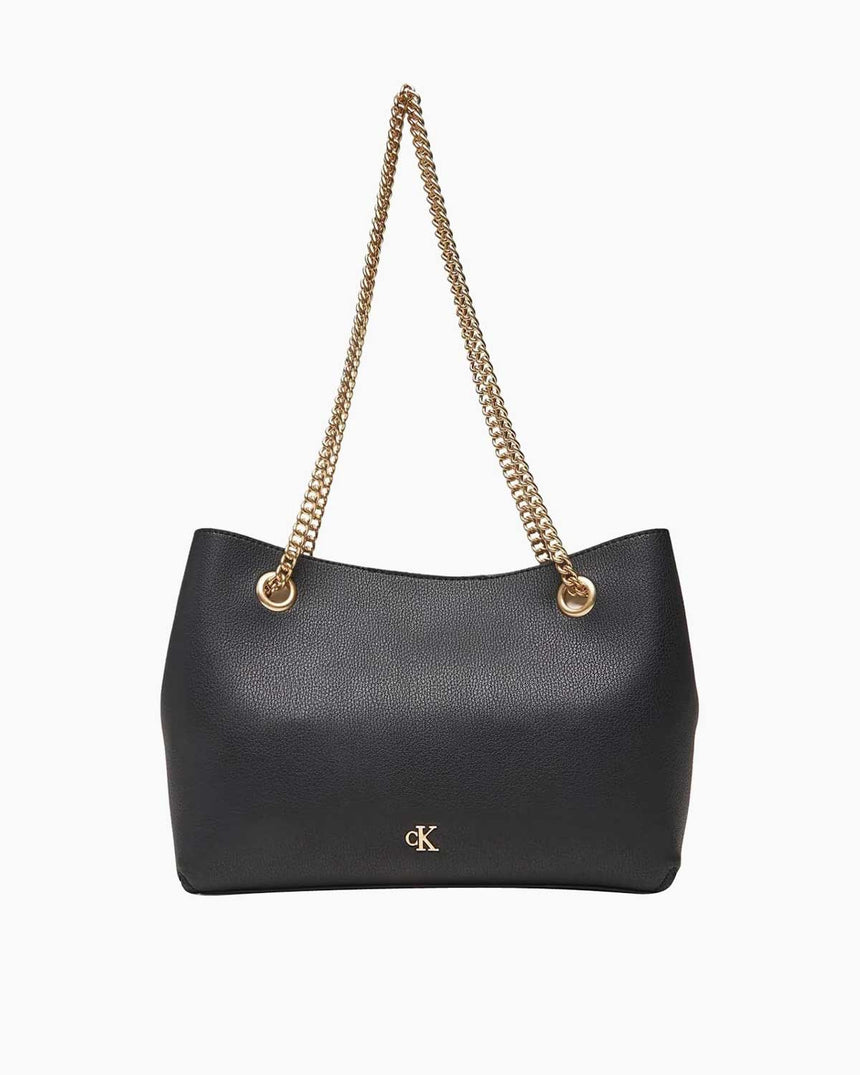 Calvin Klein Minimal Monogramlı Kadın Çapraz Askılı Çanta Black