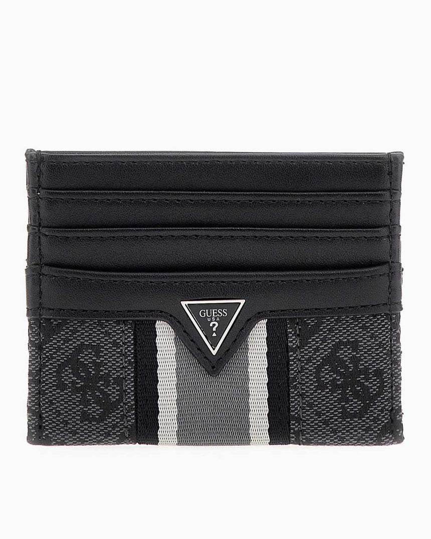 Guess Madrid Logolu Kartlık Coal Black